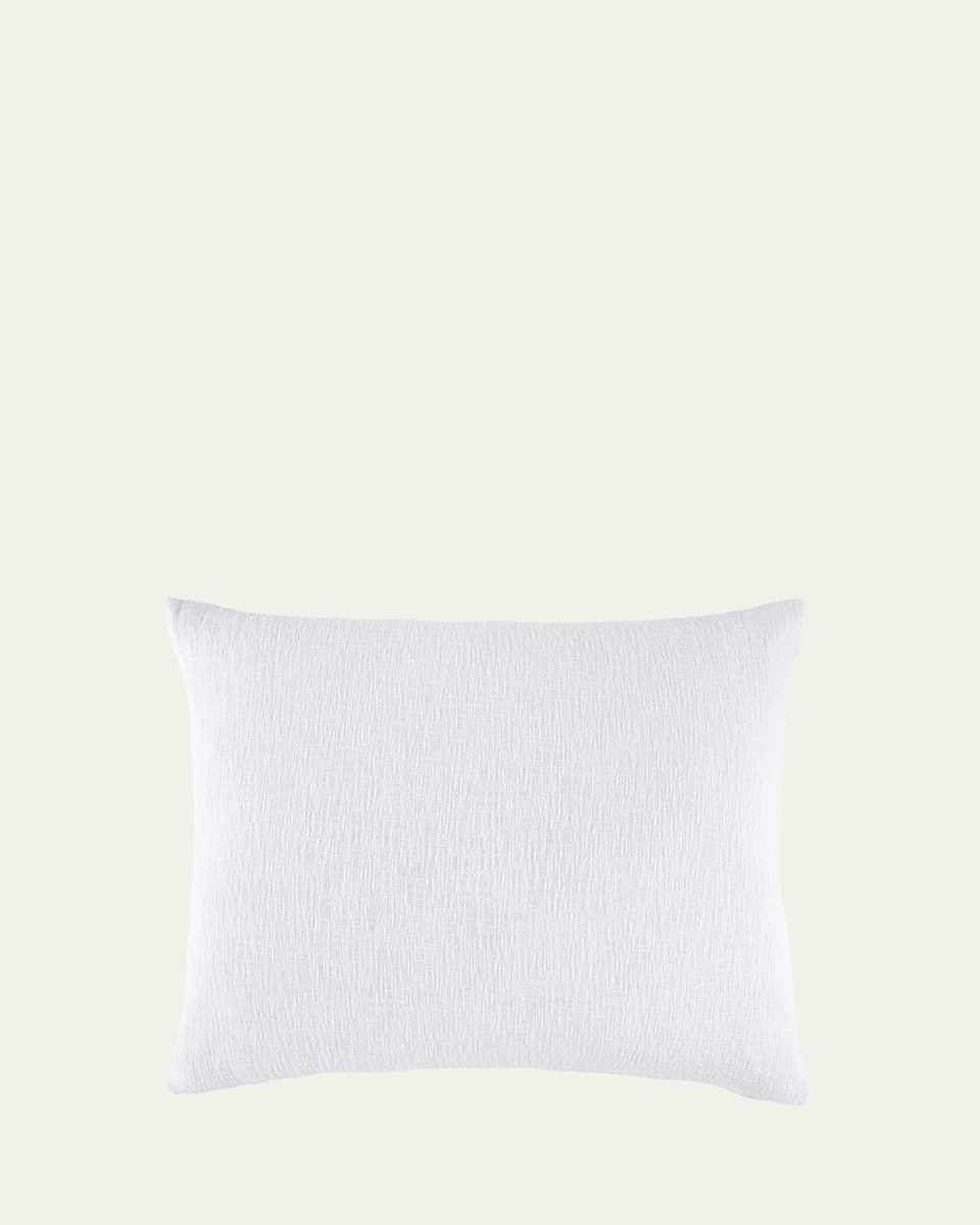Woven White King Euro With Insert